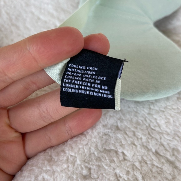 Star Patterned Sleep "Starry Eyed Mask" by Free People Vegan Leather - Picture 4 of 5